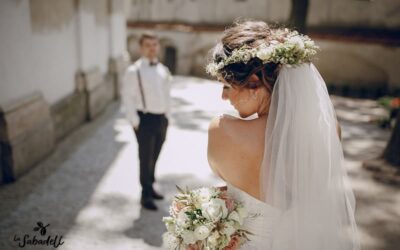 Decoración con flores para una boda