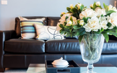 Ideas para decorar el salón con flores artificiales