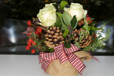 Navidad montse arimany jarrón decorativo navideño